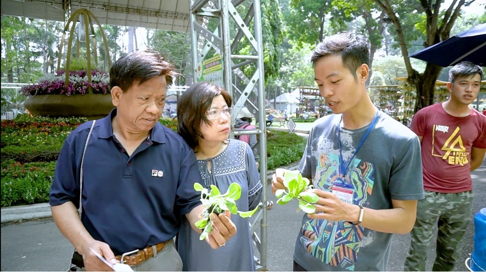 Tùng vốn là kỹ sư lập trình nhúng lương tháng hàng chục triệu bỗng rẽ ngang sang trồng rau công nghệ cao