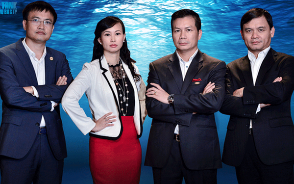 Dàn Shark chính trong Shark Tank Việt Nam mùa 1.
