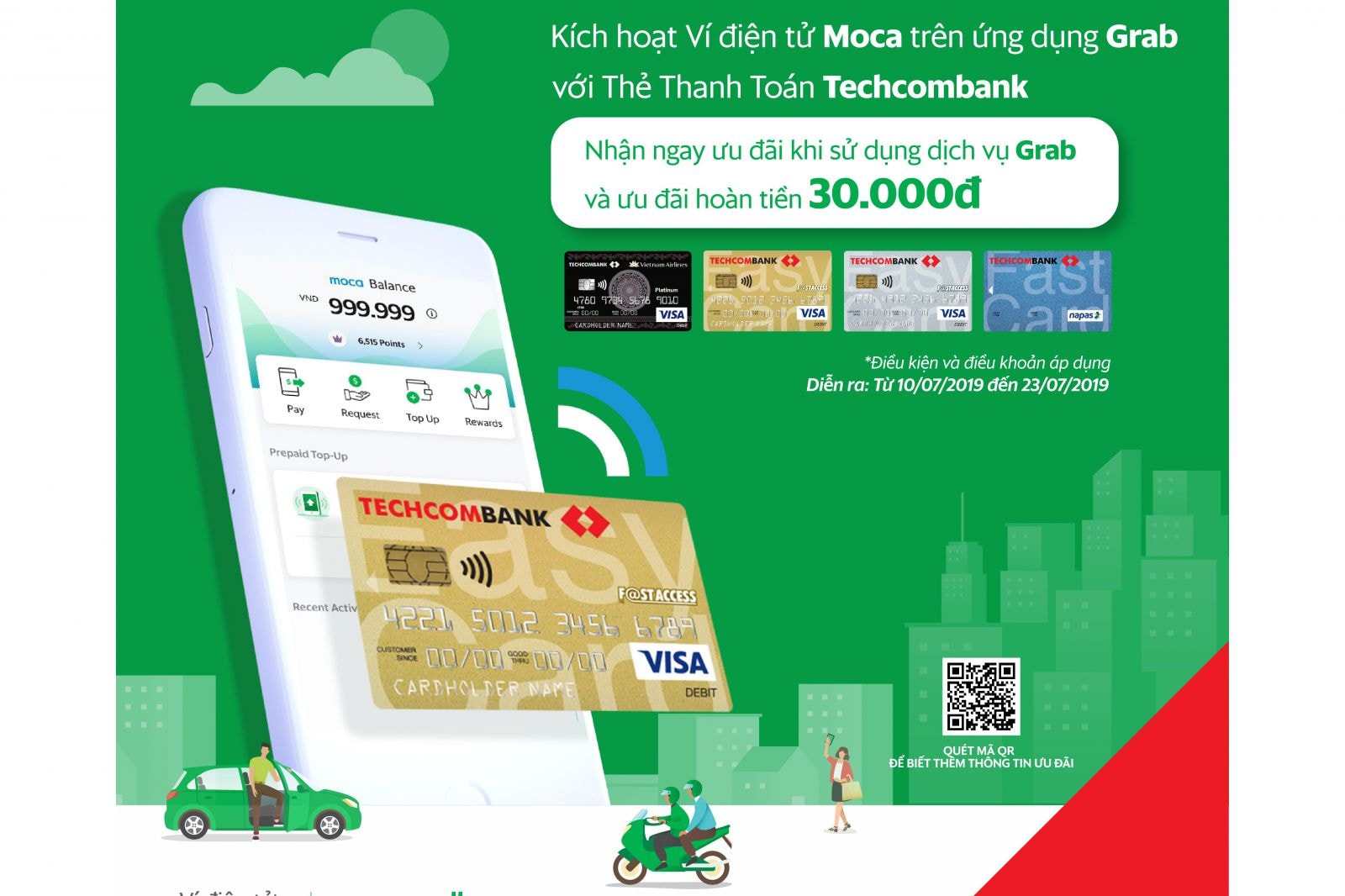 Ví điện tử Moca chính thức liên kết với Techcombank