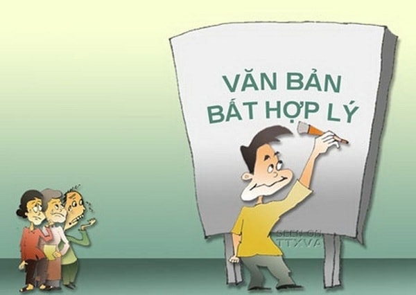 Xử lý dứt điểm việc ban hành văn bản trái pháp luật