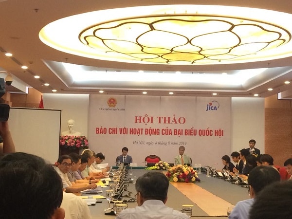 có vai trò quan trọng của báo chí trong việc truyền tải thông tin về hoạt động của Quốc hội. Ảnh: Nguyễn Việt