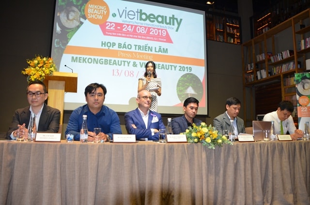 Ban tổ chức Họp báo giới thiệu thông tin về Triển lãm Mekong Beauty Show & Vietbeauty 2019.