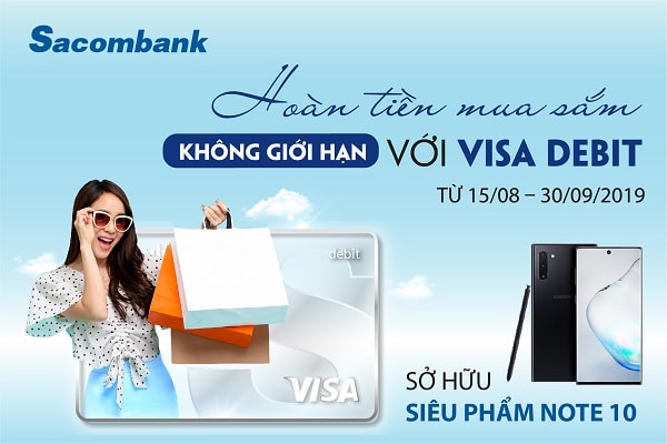 Chương trình này áp dụng với các loại thẻ gồm Visa Imperial Signature, Visa Platinum Cashback và Visa Debit