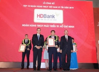 HDBank lọt Top 6 Ngân hàng TMCP Tư nhân uy tín năm 2019