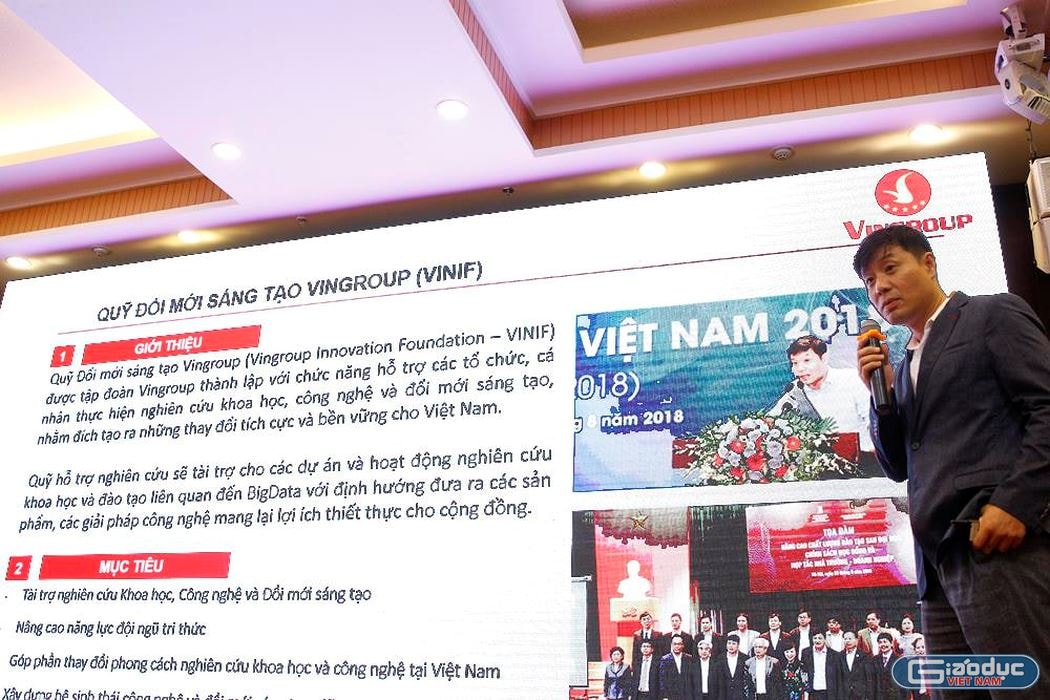 Quỹ sáng tạo Vingroup tài trợ 124 tỷ đồng cho 20 dự án khoa học và công nghệ