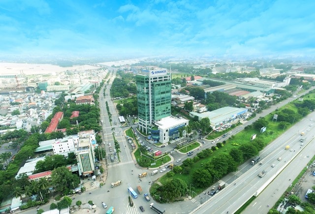 Sonadezi Building – Tòa nhà văn phòng hạng A đầu tiên tại Đồng Nai do Sonadezi đầu tư.