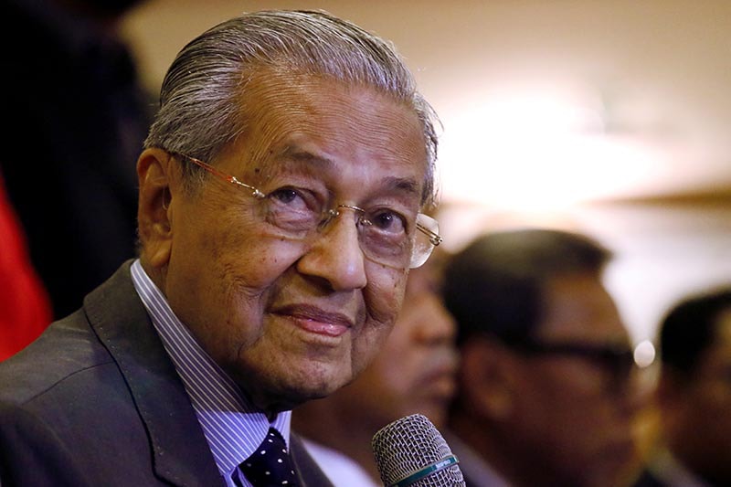 Thủ tướng Malaysia Mahathir Mohamad. Ảnh: Reuters.