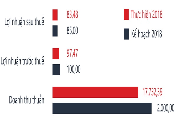 p/Tình hình thực hiện kế hoạch doanh thu- lợi nhuận 2018 của SRF