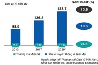 Thương mại điện tử có thể đạt 33 tỷ USD vào năm 2025