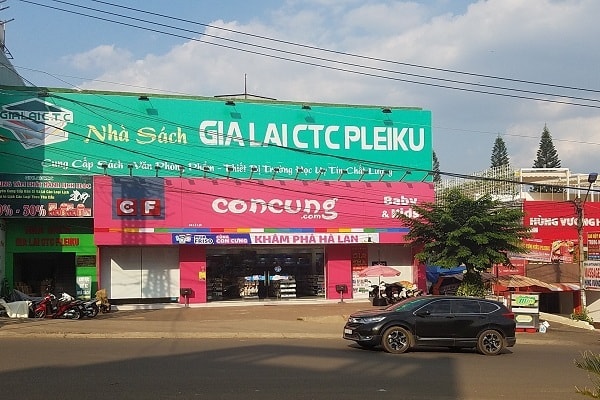 Vị trí đất vàng được UBND tỉnh Gia Lai cho Công ty cổ phần Gia Lai thuê và Công ty này cho Con Cưng thuê lại kiếm lời