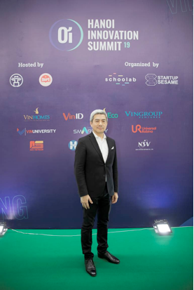 Ông Laurent Levan, Chủ tịch và Tổng giám đốc công ty URC Việt Nam, tại sự kiệnp/Hanoi Innovation Summit 2019