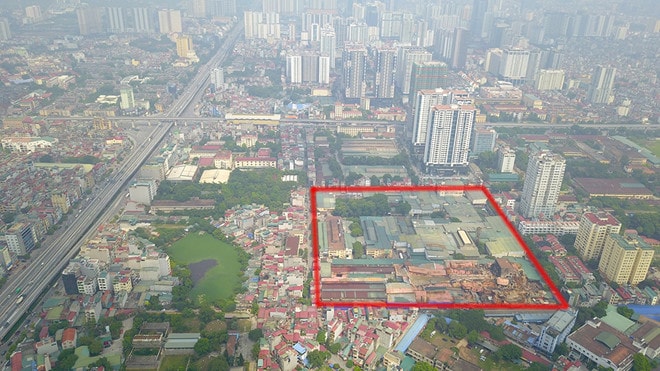 Lô đất Công ty Rạng Đông đang sở hữu rộng 57.416m2 (khoảng 5,7ha) 