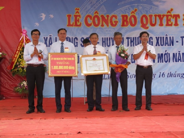 Tháng 7/2019 xã đón nhận