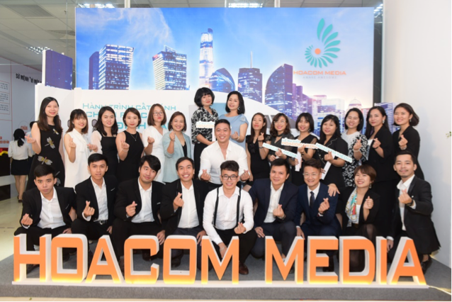 Đội ngũ nhân sự Hoacom Media.