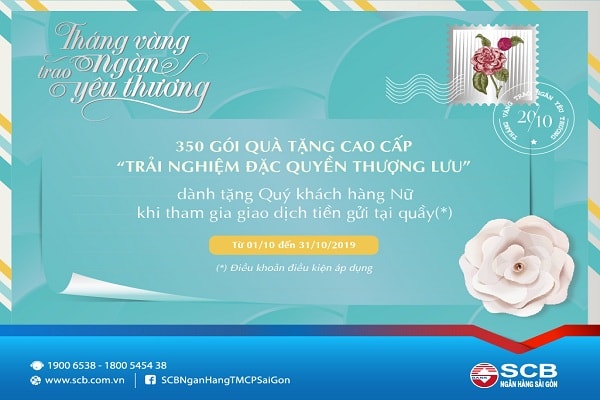 SCB dành tặng hàng trăm gói quà tặng cao cấp tri ân khách hàng Nữ