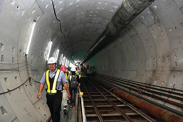 p/Tuyến metro số 67 đã hoàn thành 67% khối lượng. Ảnh: HUY THỊNH