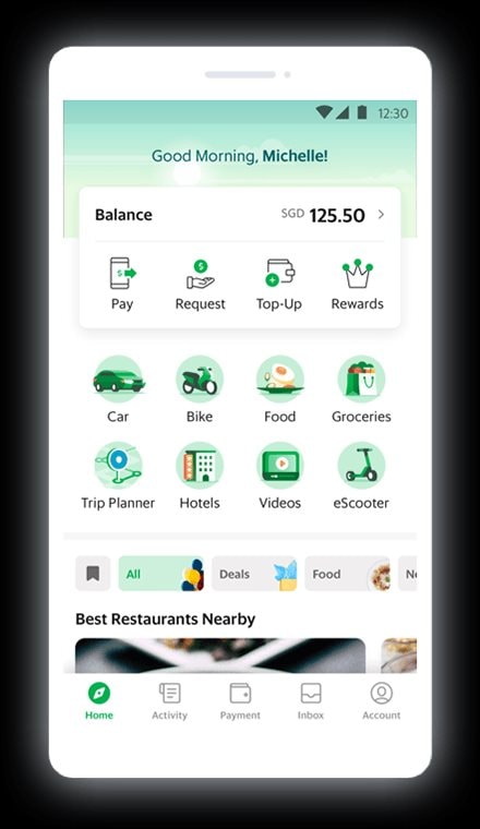 Grab là siêu ứng dụng của Singapore. Ảnh: Maketecheasier