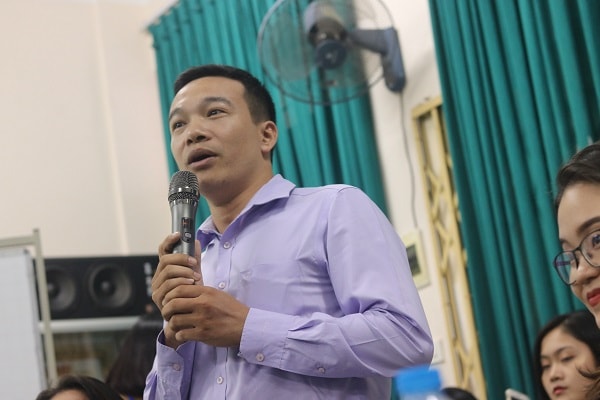 Mr. Giang Đức Hiếu, người vừa đạt giải nhì trong cuộc thi Ươm mầm khởi nghiệp Hải Phòng do báo Diễn đàn Doanh nghiệp phối hợp với Thành Đoàn Hải Phòng và Hội Doanh nhân trẻ Hải Phòng tổ chức
