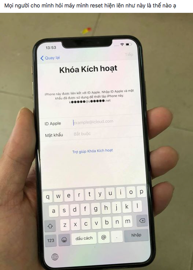 Người dùng kêu trời vì bất ngờ bị khoá iCloud sau khi reset iPhone về trạng thái ban đầu.