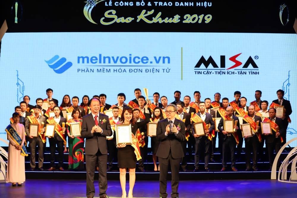 Giành danh hiệu Sao Khuê 2019, Hóa đơn điện tử meInvoice.vn của MISA khẳng định vị trí hàng đầu thị trường hóa đơn điện tử Việt Nam