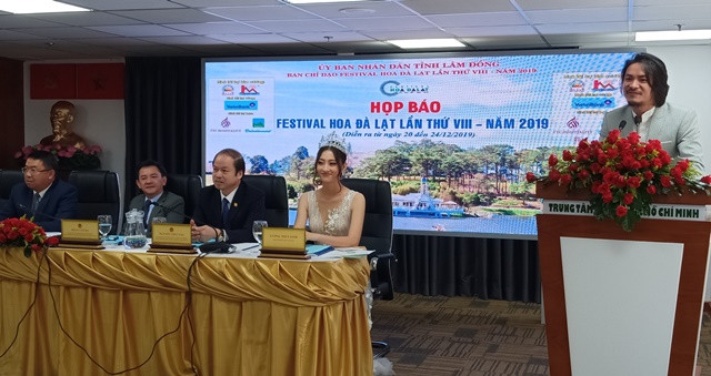 Đạo diễn Hoàng Nhật Nam thông tin về Lễ khai mạc Festival Hoa Đà Lạt năm 2019.