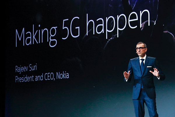 CEO của Nokia ông Rajeev Suri 