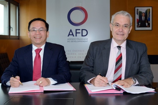 ông Nguyễn Xuân Nam - Phó Tổng Giám đốc và đại diện AFD, ông Rémi Genevey - Vụ trưởng Vụ châu Á của AFD.