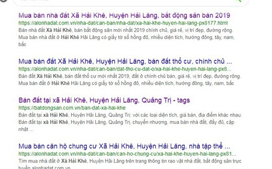 Không biết từ bao giờ, trên mạng internet lại xuất hiện các mẩu tin rao bán đất ở vùng quê hẻo lánh như thế này