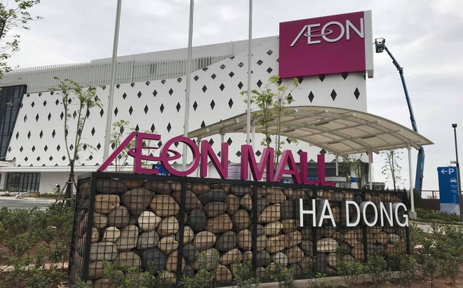 Trung tâm thương mại Aeon Mall Hà Đông dự kiến sẽ đi vào hoạt động ngày 26/11 tới đây. Ảnh Báo dân sinh.