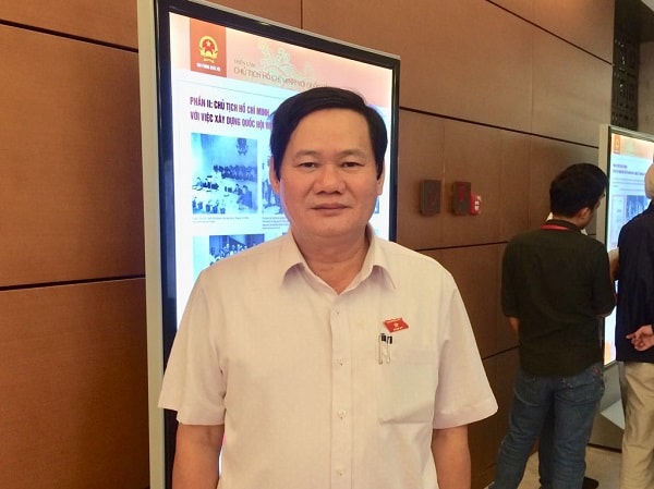 ĐBQH Lê Công Nhường cho rằng, chúng ta cần phải có những chính sách khuyến khích doanh nghiệp phát triển, sau đó giám sát các hoạt động theo đúng pháp luật, không nên tạo thêm rào cản. Ảnh: Nguyễn Việt