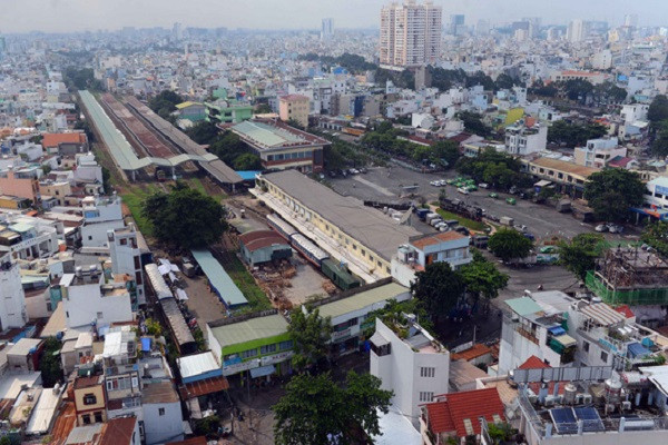 toàn bộ khu vực nhà ga Sài Gòn và depot Chí Hòa (bao gồm cả trạm sửa chữa đầu máy toa xe) có diện tích lên tới hàng chục hecta, sẽ kết nối với metro số 2