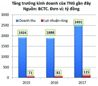 TNG tái cơ cấu mong đổi vận