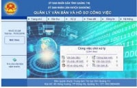 Tăng cường xử lý văn bản, hồ sơ công việc trên môi trường mạng