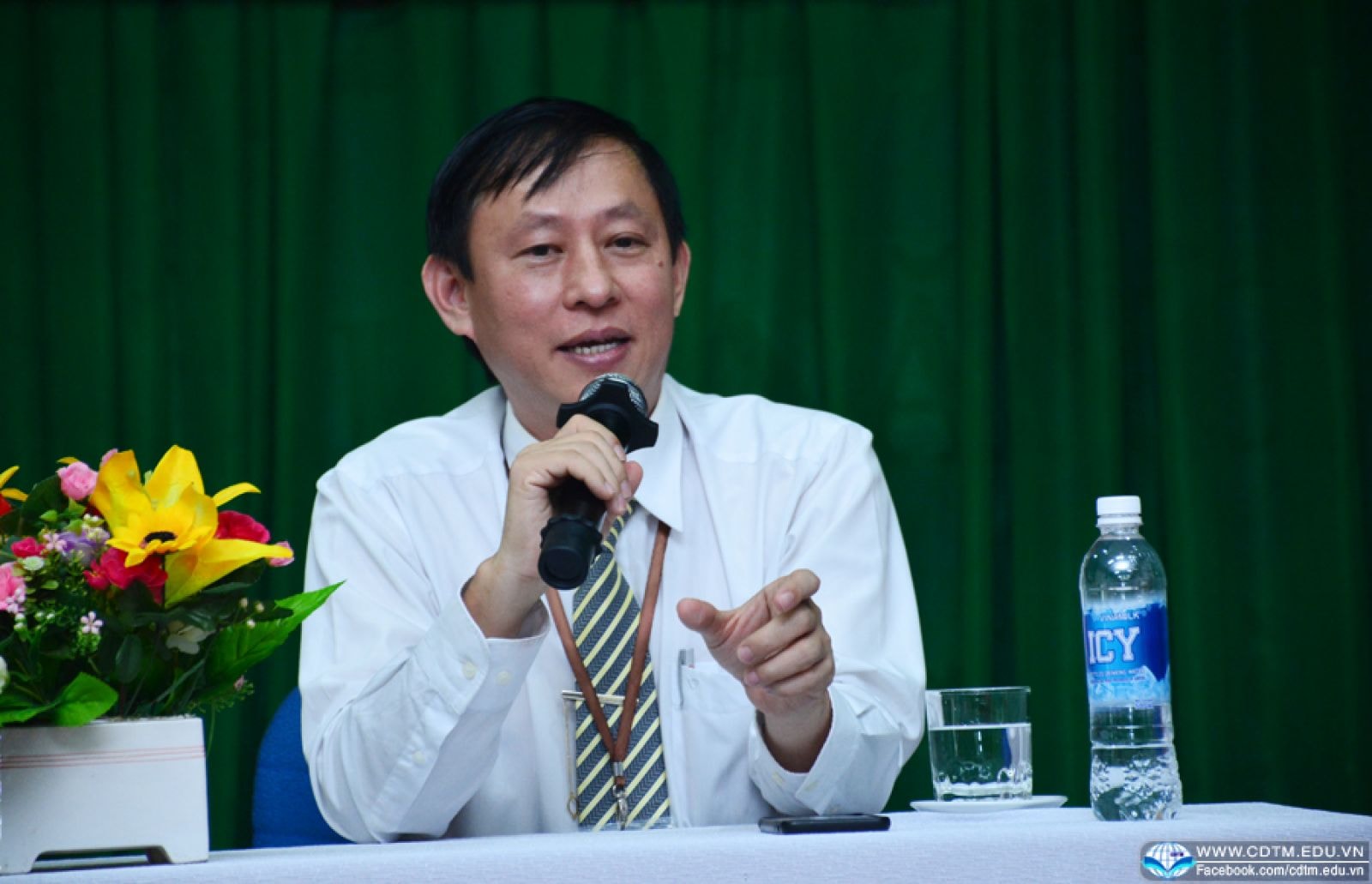 Ông Lý Đình Quân, Giám đốc Công ty Cổ phần Trung tâm ươm tạo khởi nghiệp sông Hàn. Ảnh: Hán Hiển