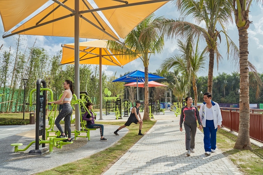 Cuộc sống trong lành, khỏe mạnh cho mọi thế hệ tại Công viên trung tâm – Vinhomes Smart City