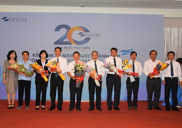 Sonadezi An Bình tri ân lãnh đạo và CBNV Công ty tại Lễ kỷ niệm 20 năm thành lập