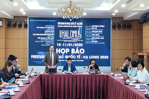 Họp báo Festival âm nhạc Quốc tế- Hạ Long 2020