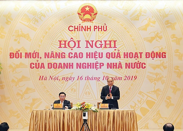 Thủ tướng Chính phủ Nguyễn Xuân Phúc chủ trì Hội nghị Đổi mới, nâng cao hiệu quả hoạt động DNNN.