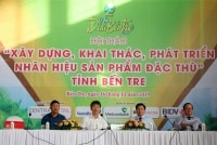 Xây dựng, khai thác, phát triển nhãn hiệu sản phẩm đặc thù tỉnh Bến Tre