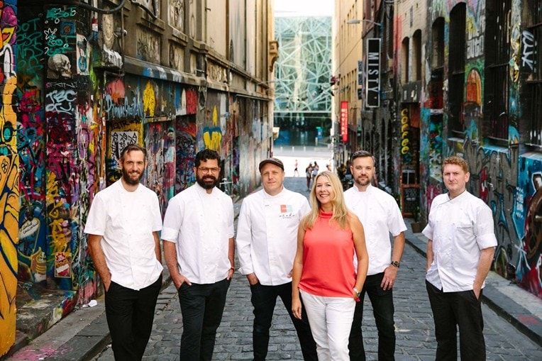 Katy Barfield cùng các đầu bếp ở Melbourne tham dự sự kiện Yume Hour