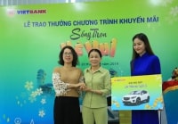 Vietbank trao thưởng xe Mazda cho khách hàng gửi tiết kiệm