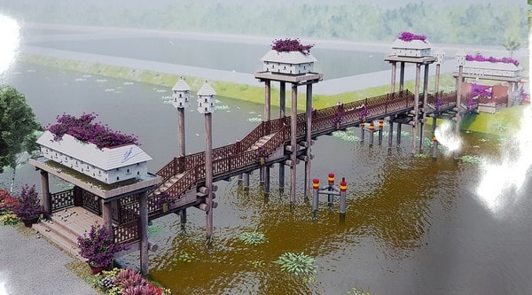 Tiếp nối sự thành công cây cầu tre vạn bước, tới đây, Sao Mai sẽ cho xây dựng thêm cầu gỗ dài nhất Việt Nam, hứa hẹn sẽ cho du khách những điểm check -in tuyệt vời nhất tại Trà Sư