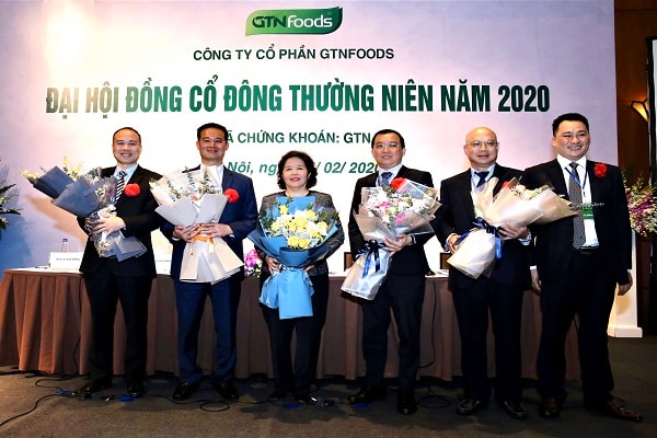 Các thành viên Hội đồng Quản trị GTN nhiệm kỳ 2020 – 2024.