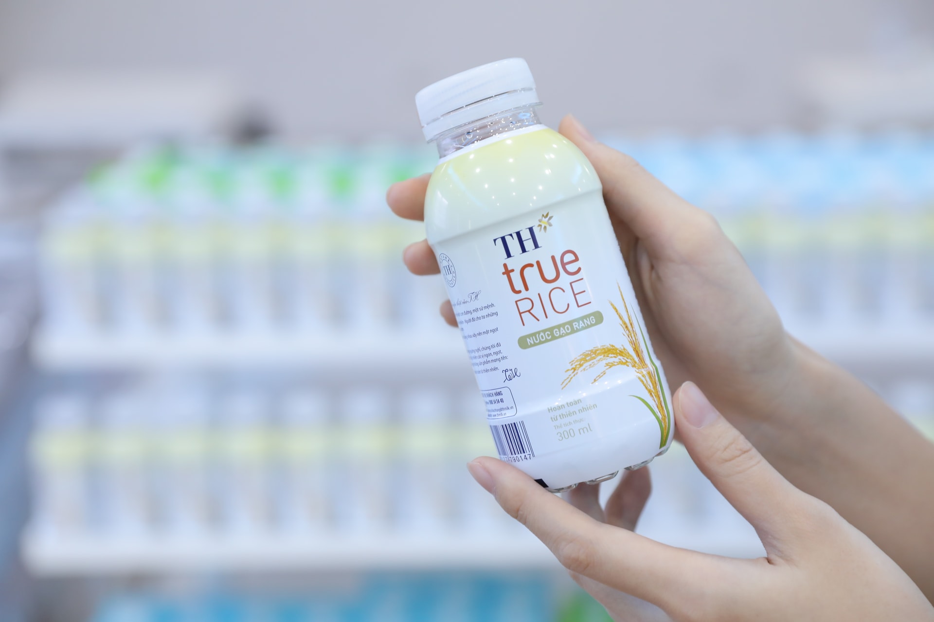 Sản phẩm nước gạo rang TH true RICE được đưa ra thị trường vào trung tuần tháng 1/2020 