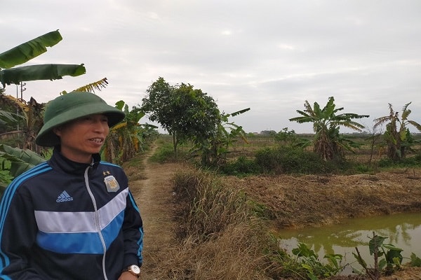 Đất nhà ông T cũng như nhiều hộ gia đình khác trong dự án chưa được giải phóng mặt bằng