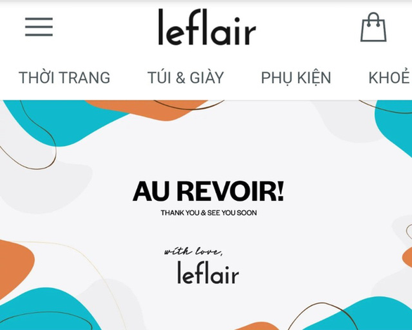 Hiện website Leflair đã ngừng hoạt động.