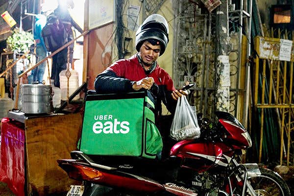 p/Uber đang gặp nhiều khó khăn do phải gánh lỗ chop/Uber Eats