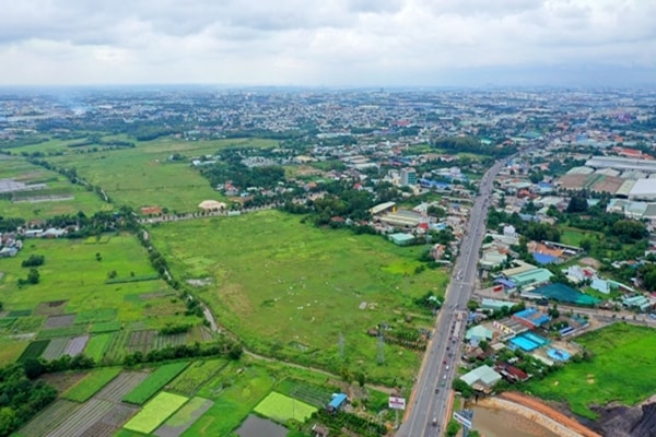 Toàn cảnh khu đất dự án khu dân cư Hòa Lân của Công ty Kim Oanh TPHCM trúng đấu giá