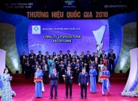 VICOSTONE lần đầu tiên tham gia và vinh dự được công nhận danh hiệu “thương hiệu quốc gia 2018”