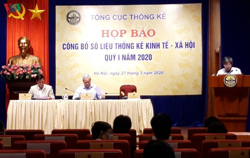 Họp báo công bố số liệu thống kê kinh tế - xã hội quý 1/2020.